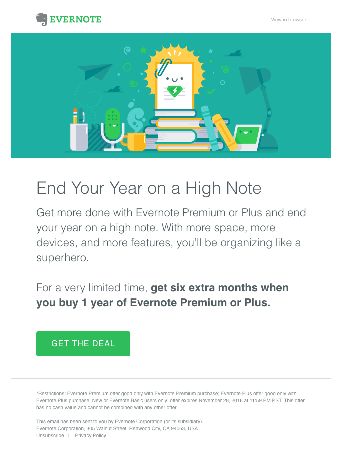 Evernote Email