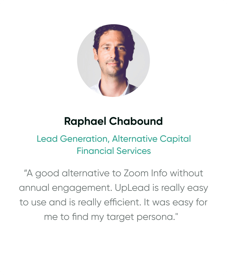 raphael-chabound-testimonials-uplead