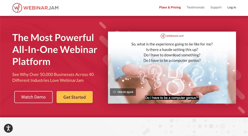 One of the top lead generation tools is a good webinar tool to educate users.