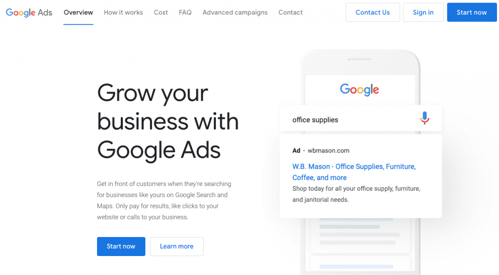 Google Ads is one of the top lead generation tools out there.