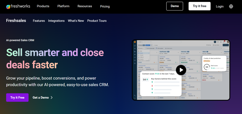 Freshsales Screenshot
