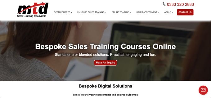 MTD Sales Training: Bespoke Online Courses