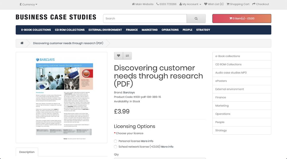 Business case studies