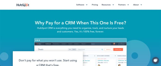 HubSpot CRM - Powerful Customer Tracking