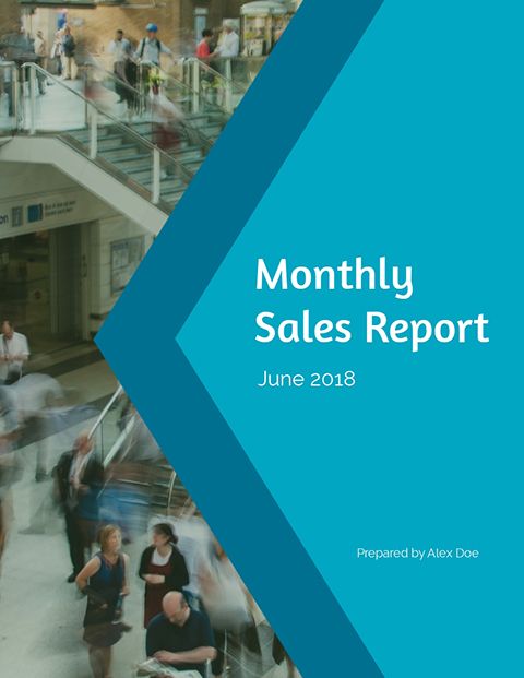 Monthly sales report template