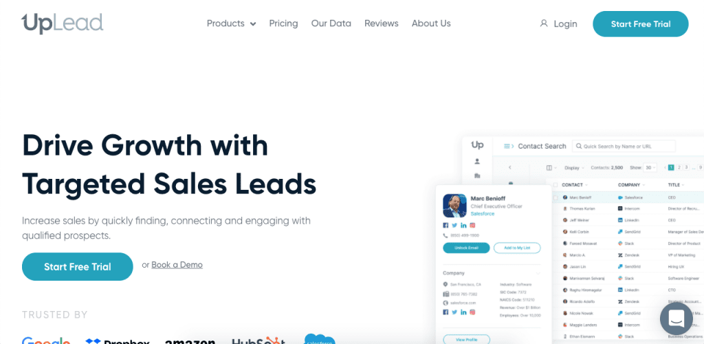 uplead-email-lookup UpLead is an online B2B sales intelligence platform where you can easily find someone's emails.