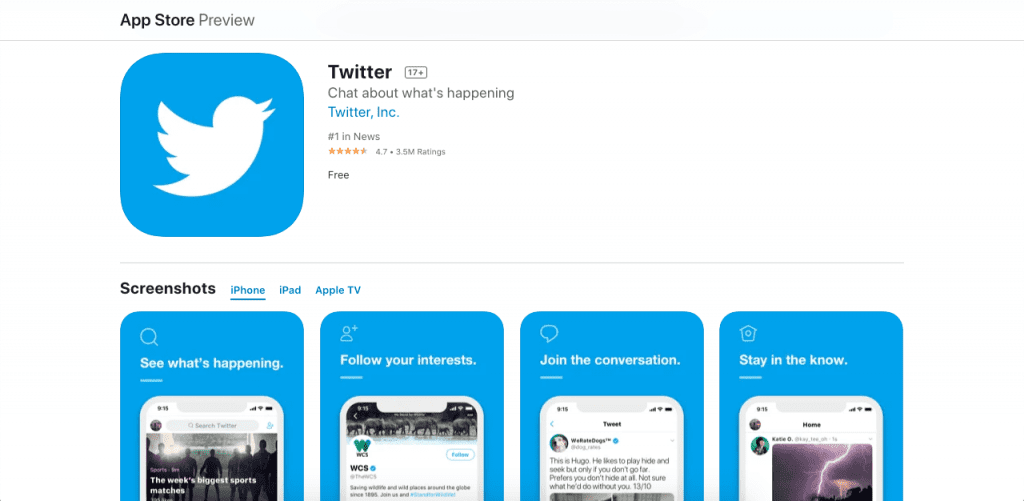 Twitter allows you to communicate to your users through short messages known as tweets, keeping them up to date with your strategies and business efforts