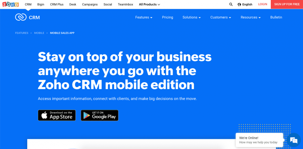 Zoho has an incredibly popular CRM, with automations, powerful integrations and great lead management capabilities to increase sales