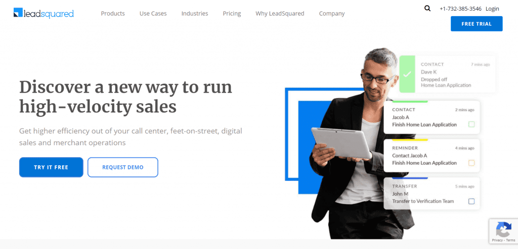 LeadSquared is a marketing automation CRM platform that helps thousands of businesses convert leads into sales. 