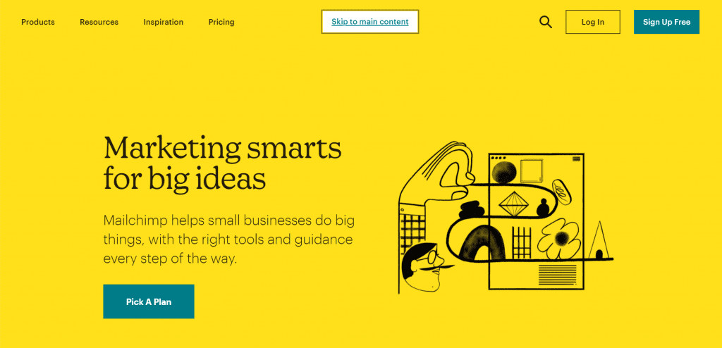 Mailchimp is an email marketing platform that allows businesses of all sizes to build, grow, and engage an email list.