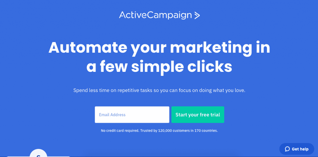 ActiveCampaign is a popular email marketing tool that’s both affordable and easy to use.
