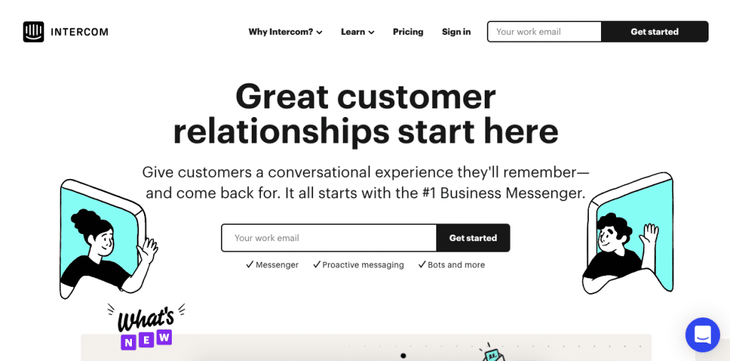 Intercom is a conversational relationship platform