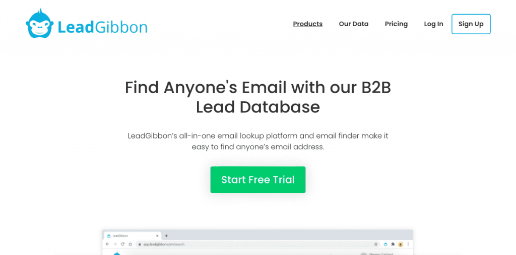 LeadGibbon is a list broker created to help businesses create email lists for their marketing efforts.