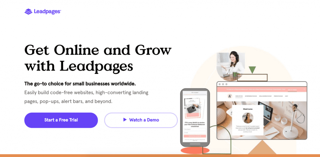 LeadPages is a lead generation tool allowing you to create high-converting landing pages, popups, opt-in forms, and more. 