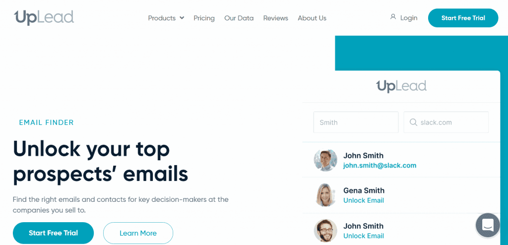 Uplead email finder