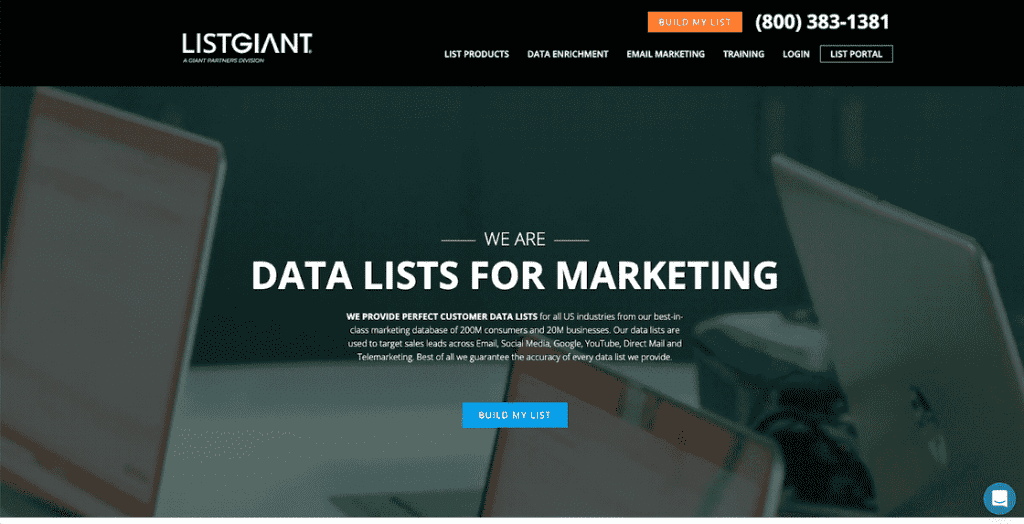 ListGIANT is a list broker that’s affordable while still being reliable.