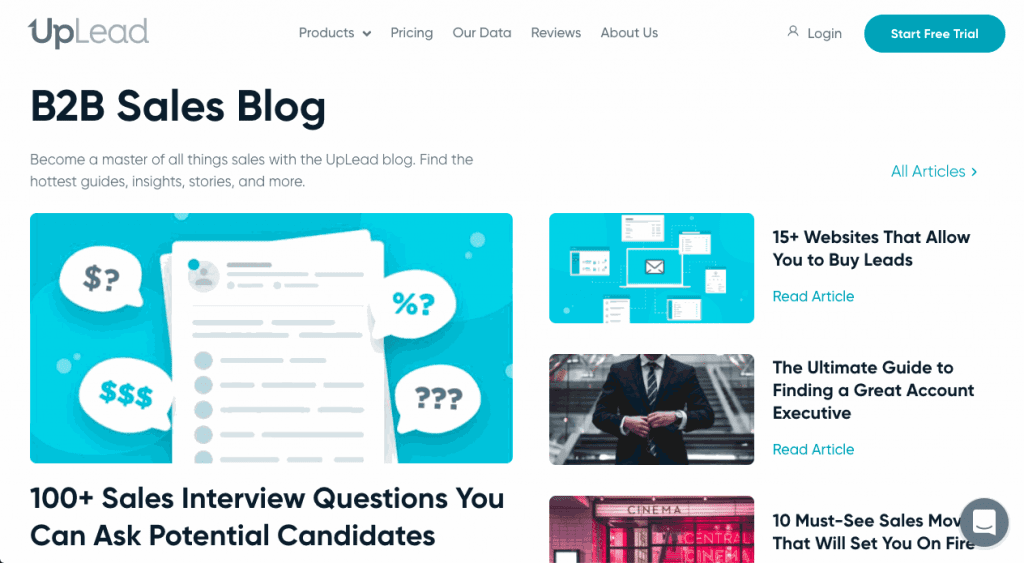 Become a master of all things sales with the UpLead blog
