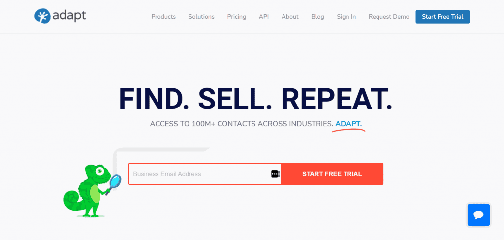 Adapt.io, a sales acceleration software platform that provides B2B contact database for Sales and Marketing teams