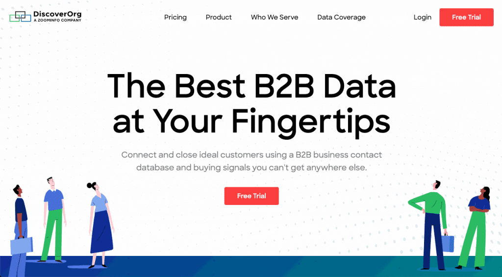 DiscoverOrg is a global marketing and sales intelligence tool