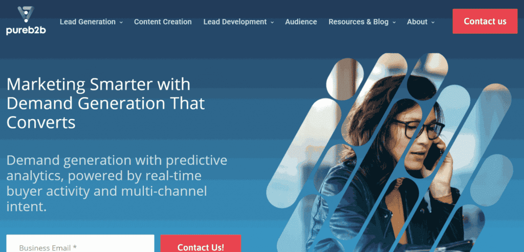 PureB2B is a data-driven lead generation partner 