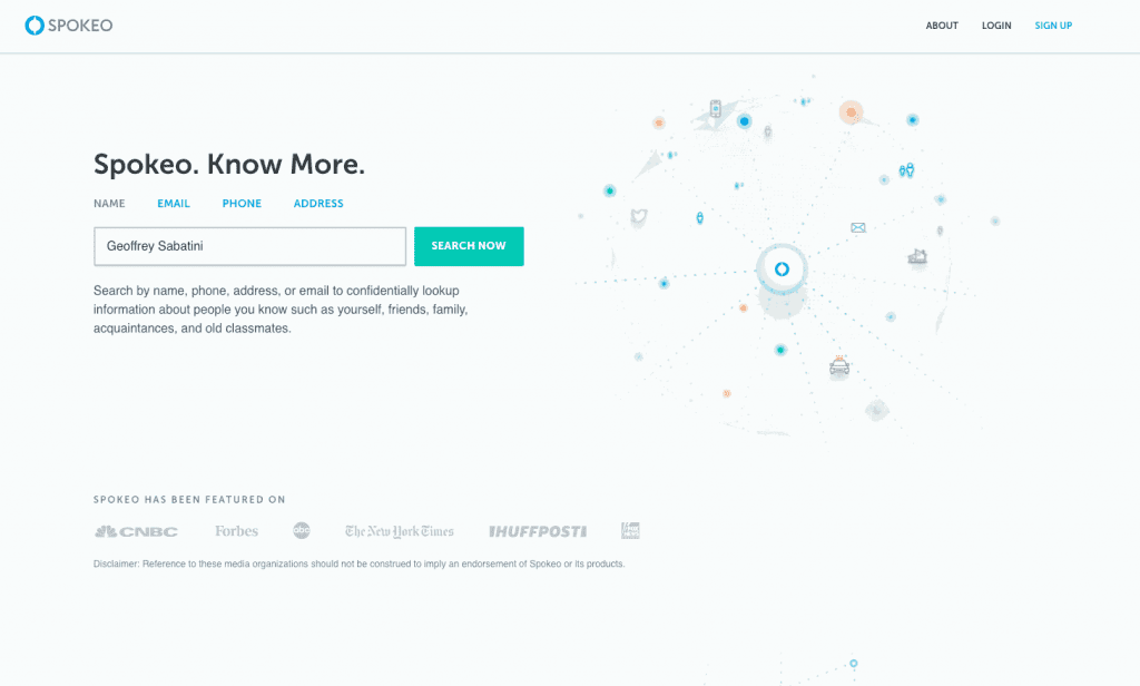 Spokeo is a people search website that aggregates data from online and offline sources.