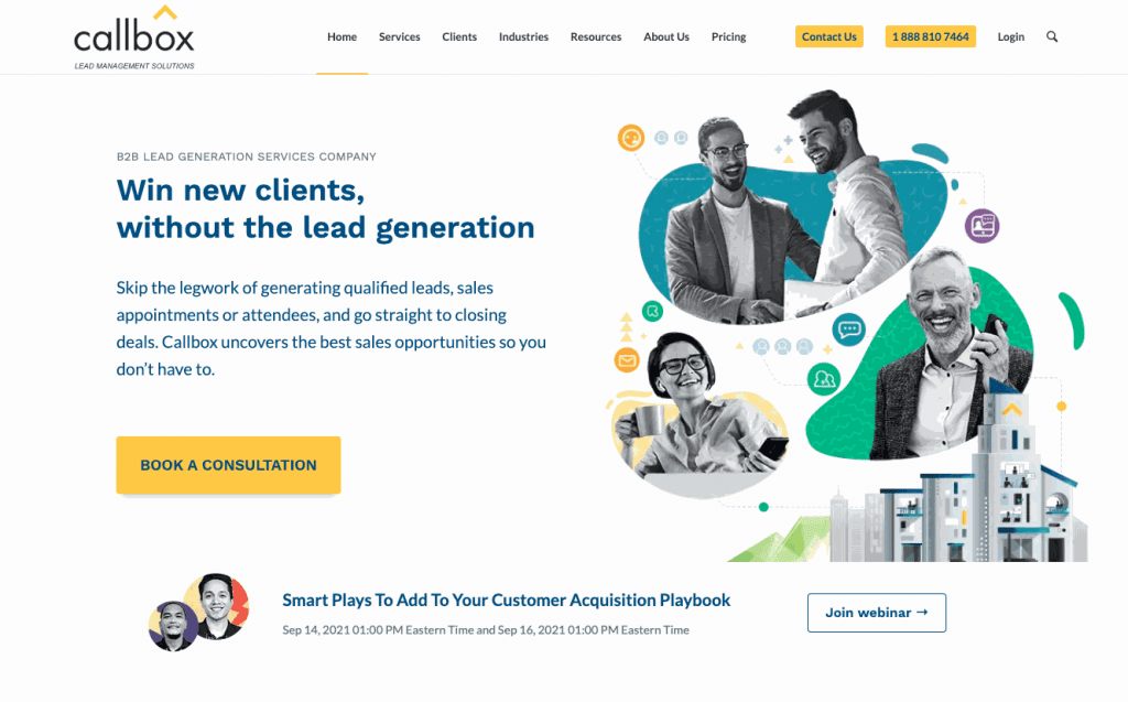 Callbox is the largest B2B lead generation and sales support services company