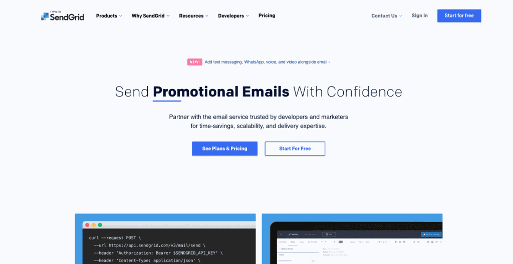 SendGrid is a cloud-based platform that solves the challenge of email delivery
