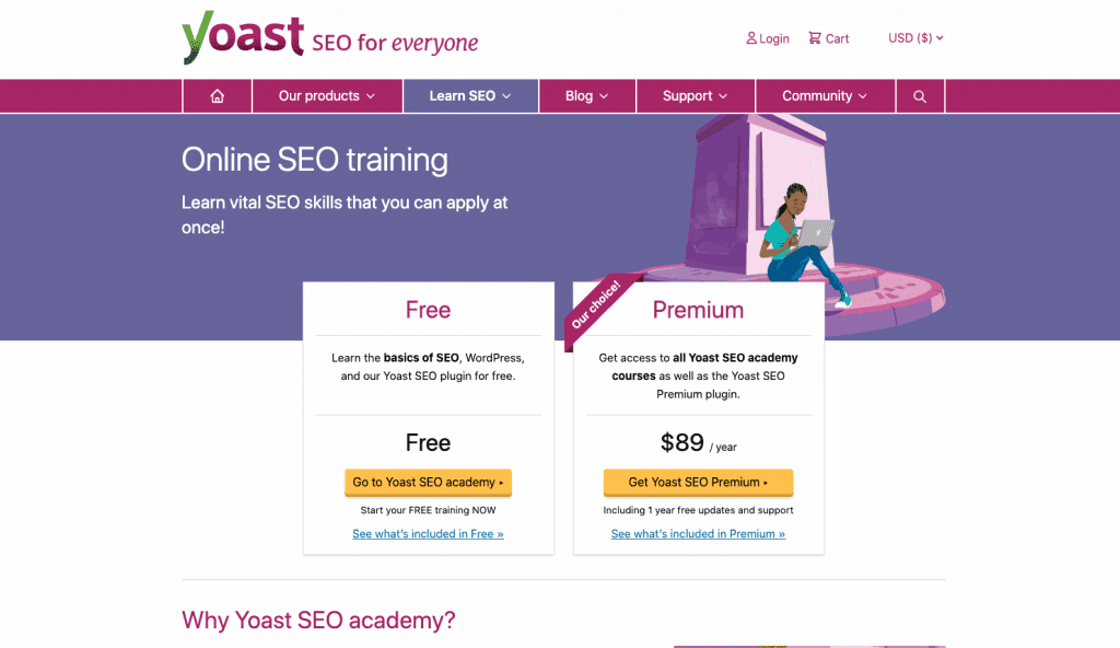  Yoast SEO is a WordPress plugin that helps your site perform better in search engines
