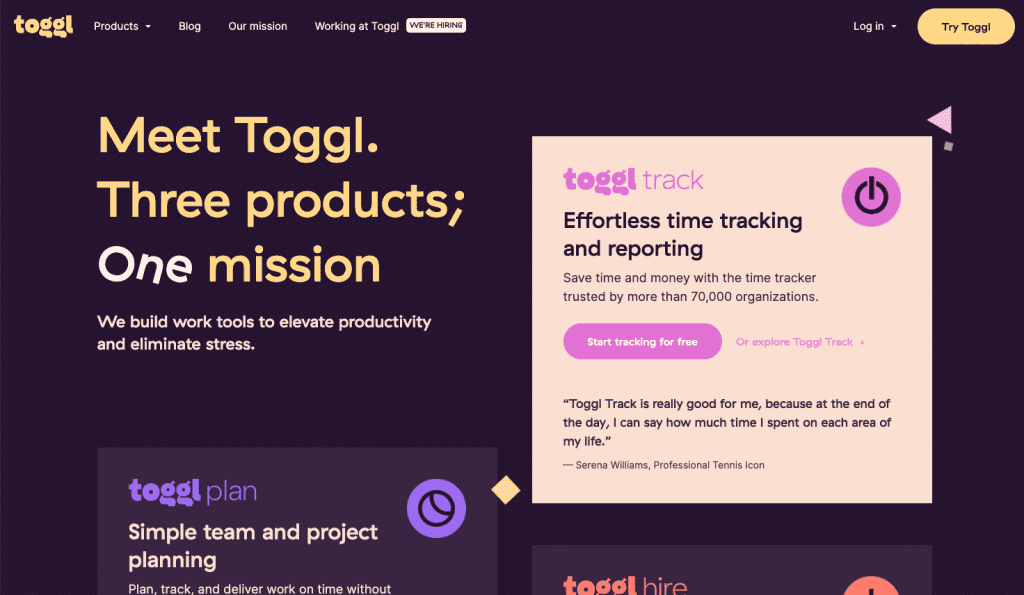 Toggl helps teams work better