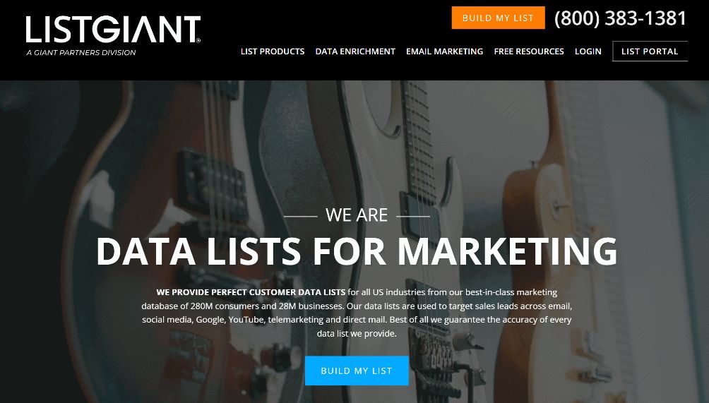 LISTGIANT provides clean email marketing lists that are designed to reach customers and get them to click your ad