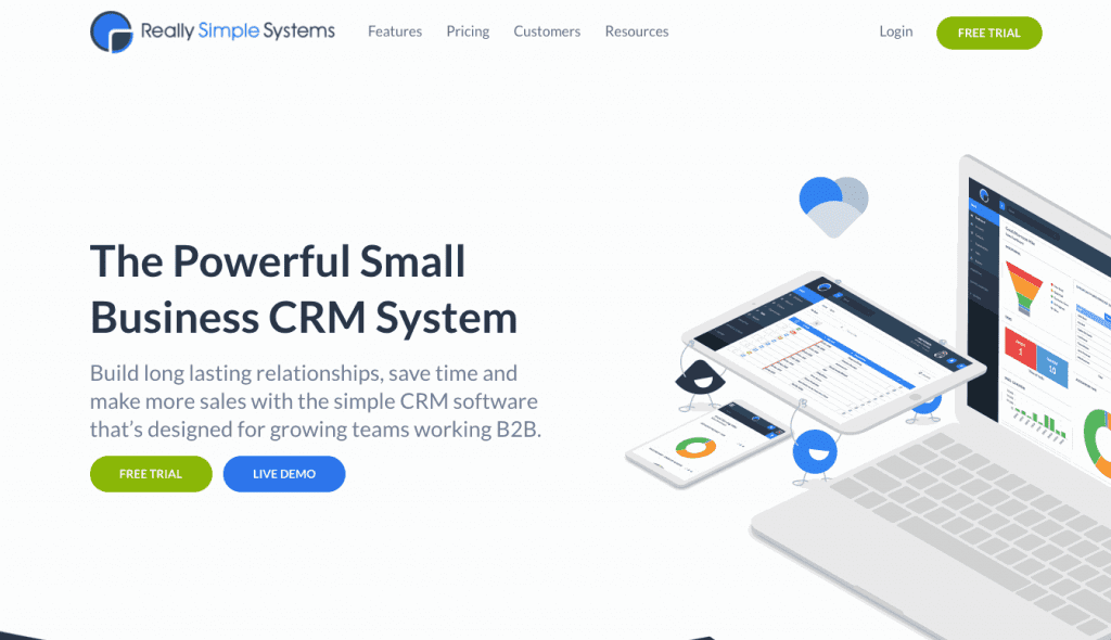Really Simple Systems CRM is a cloud-based full suite software designed for small- and mid-sized enterprises (SMEs)