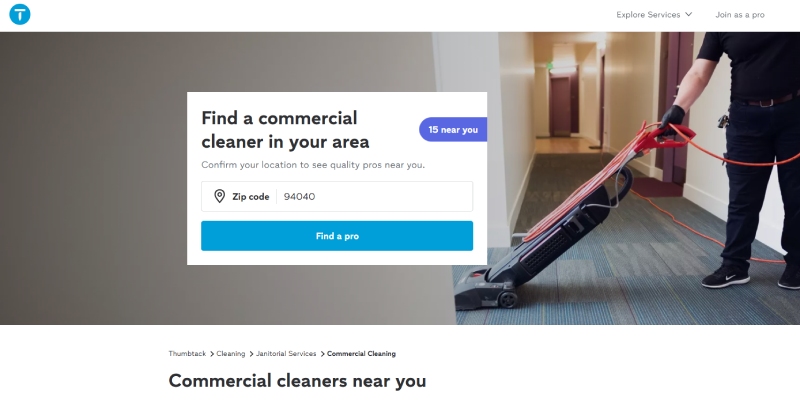 Thumbtack Website