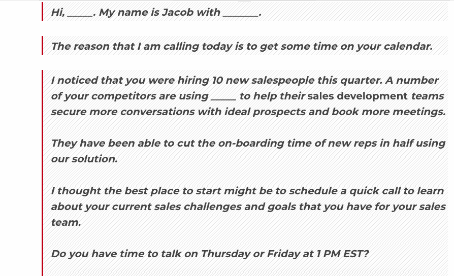 Scheduling a demo presentation Demo email template