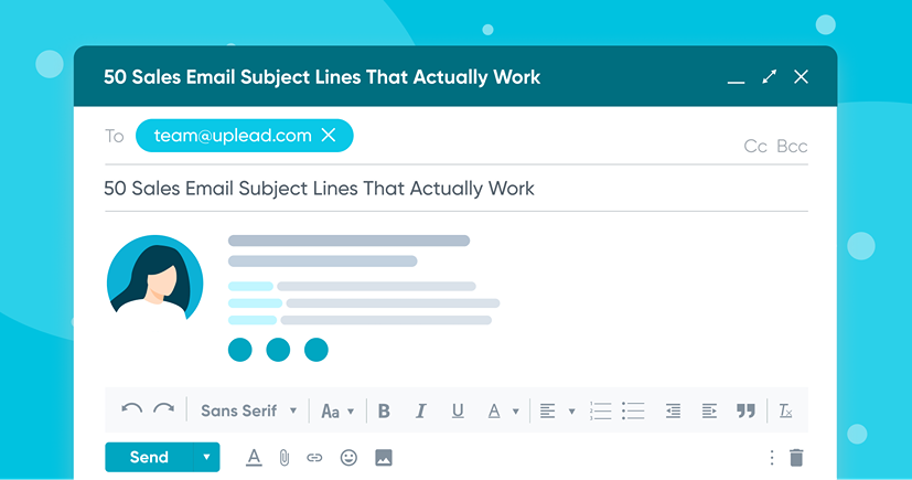 50 Sales Email Subject Lines That Actually Work