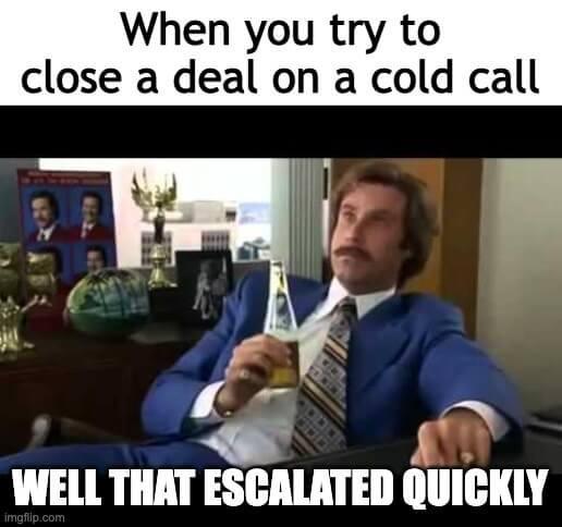 Cold Calling Meme