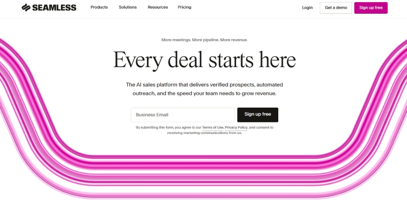 Seamless.AI website