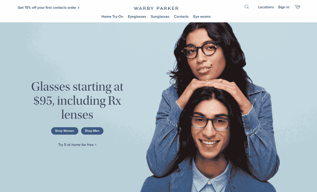 Warby Parker Sales Funnel