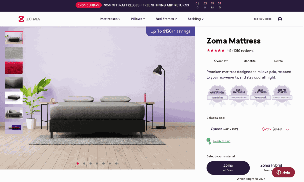 Zoma Mattress