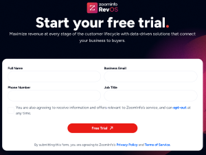 ZoomInfo Free trial