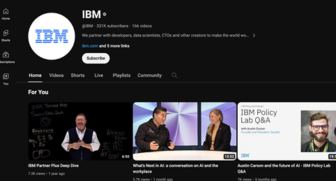 IBM on YouTube