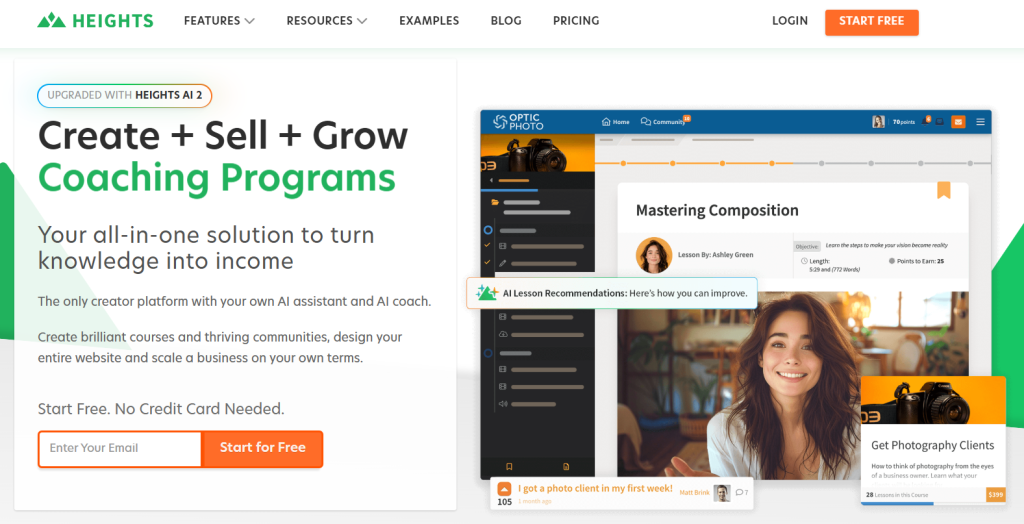 Heights Platform screenshot