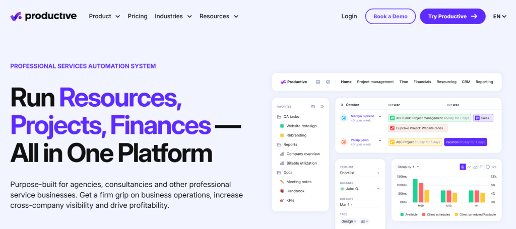 Productive screenshot