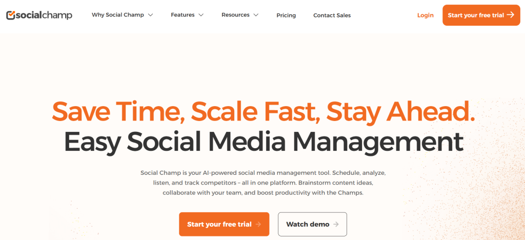 Social Champ screenshot