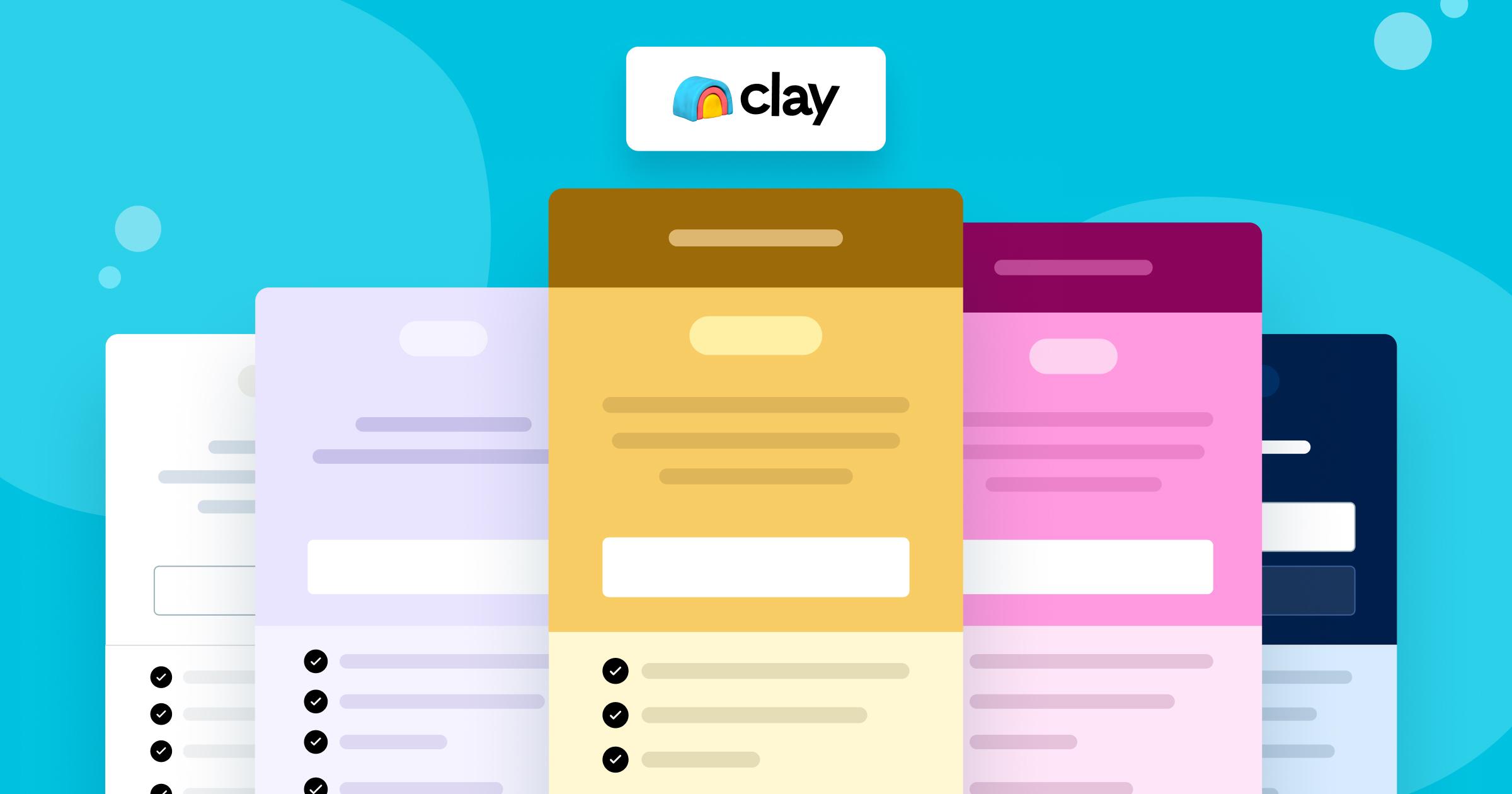 Clay pricing