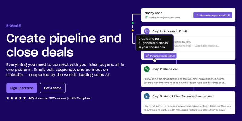 Apollo engagement tools