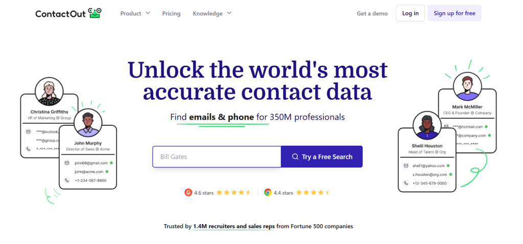 ContactOut screenshot