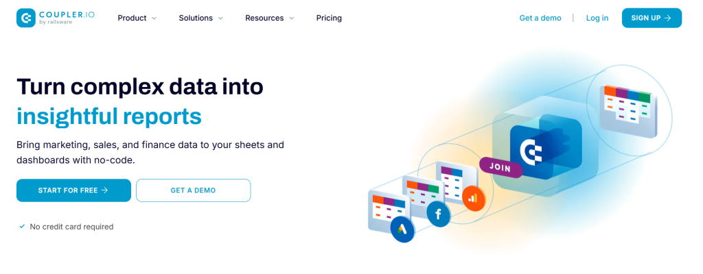 Coupler.io Screenshot