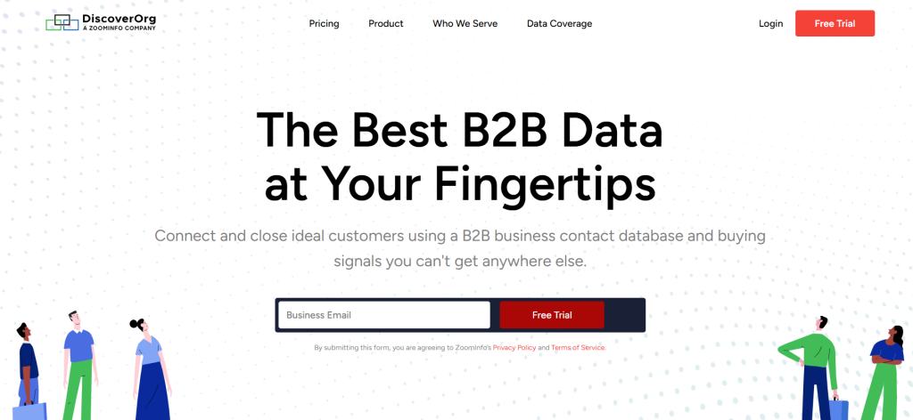 DiscoverOrg screenshot