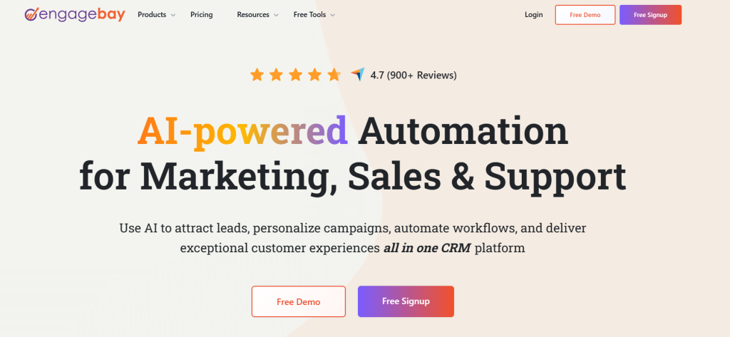 EngageBay Screenshot