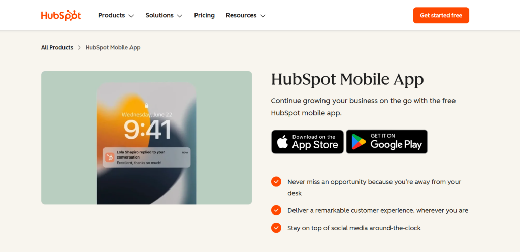 HubSpot CRM screenshot